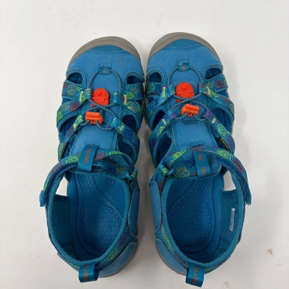 Keen kids Seacamp II CNX blue water shoes 6 EU 38 closed toe sandals unisex